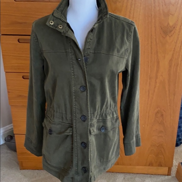 Lucky brand army green jacket size S - Picture 2 of 6